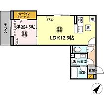 メゾン フレール  ｜ 千葉県市川市欠真間2丁目23-24（賃貸アパート1LDK・1階・40.76㎡） その2