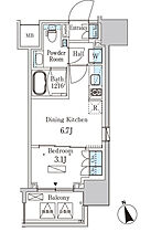 パークアクシス浦安  ｜ 千葉県浦安市当代島1丁目3-5（賃貸マンション1DK・9階・26.73㎡） その2