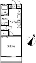 ヴィラージュ  ｜ 千葉県市川市相之川2丁目（賃貸アパート1DK・2階・33.10㎡） その2