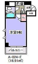 サンマリノ（Ａ－024）  ｜ 千葉県市川市広尾1丁目4-17（賃貸マンション1K・3階・16.91㎡） その2