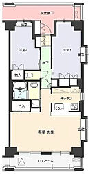 プライムヒルズ東戸塚 2LDKの間取図画像