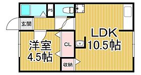 吉岡コーポ  ｜ 兵庫県宝塚市末成町（賃貸アパート1LDK・2階・33.12㎡） その2