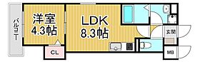 兵庫県尼崎市南武庫之荘3丁目（賃貸アパート1LDK・2階・30.01㎡） その2