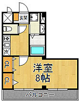 メルヴェイユドミール  ｜ 兵庫県宝塚市高司1丁目（賃貸マンション1K・3階・26.00㎡） その2