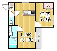 フォレ南武庫之荘ＷＥＳＴ  ｜ 兵庫県尼崎市南武庫之荘3丁目（賃貸アパート1LDK・1階・39.74㎡） その2