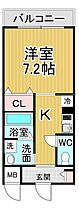 ダイワール立花  ｜ 兵庫県尼崎市水堂町1丁目（賃貸マンション1K・4階・26.87㎡） その2