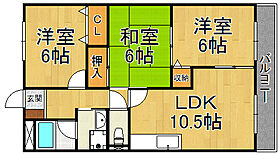 フローリーハイツ2  ｜ 兵庫県尼崎市東七松町1丁目（賃貸マンション3LDK・2階・67.00㎡） その2