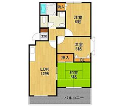 ヴィラパーク  ｜ 兵庫県伊丹市荒牧5丁目（賃貸マンション3LDK・1階・65.44㎡） その2