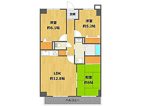 サンリット立花  ｜ 兵庫県尼崎市西立花町2丁目（賃貸マンション3LDK・5階・69.55㎡） その2