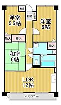 クレール武庫之荘  ｜ 兵庫県尼崎市武庫元町1丁目（賃貸マンション3LDK・1階・65.00㎡） その2