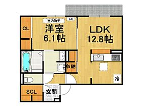 兵庫県西宮市中殿町（賃貸アパート1LDK・1階・49.87㎡） その2