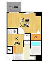 兵庫県西宮市馬場町（賃貸マンション1K・4階・22.12㎡） その2