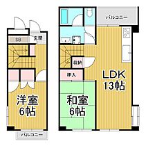 兵庫県西宮市大谷町（賃貸マンション2LDK・5階・72.47㎡） その2