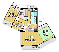 兵庫県西宮市樋之池町（賃貸マンション3LDK・4階・100.64㎡） その2