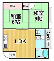 トキワマンション  ｜ 兵庫県西宮市甲子園高潮町（賃貸マンション2LDK・2階・50.00㎡） その1