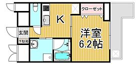 兵庫県西宮市甲東園3丁目（賃貸マンション1K・3階・26.26㎡） その2