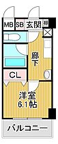 レスター夙川  ｜ 兵庫県西宮市末広町（賃貸マンション1K・3階・21.00㎡） その2