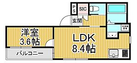 Grande東本町  ｜ 兵庫県尼崎市東本町3丁目（賃貸アパート1LDK・3階・36.01㎡） その2