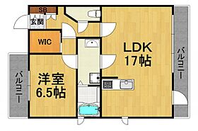 パレス東洋上甲子園  ｜ 兵庫県西宮市上甲子園1丁目（賃貸マンション1LDK・4階・56.50㎡） その2