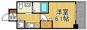 エスリード西宮北口第2  ｜ 兵庫県西宮市深津町（賃貸マンション1K・4階・22.29㎡） その2