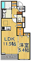 フォレスト宝塚1  ｜ 兵庫県宝塚市口谷西1丁目（賃貸マンション1LDK・1階・45.96㎡） その2