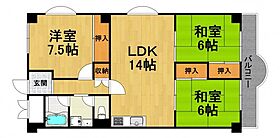 神垣ヒルＫＴハイム  ｜ 兵庫県西宮市神垣町10-5（賃貸マンション3LDK・2階・73.71㎡） その2