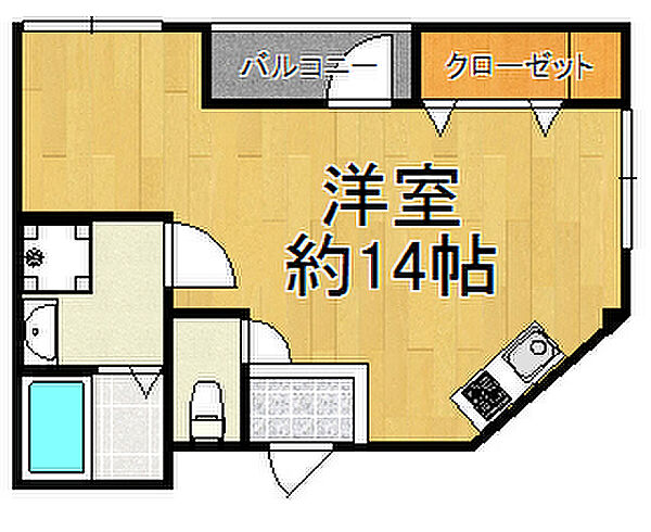 甲子園口チャンスビル 402｜兵庫県西宮市甲子園口2丁目(賃貸マンション1R・4階・28.56㎡)の写真 その2