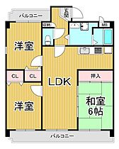 デュオ苦楽園　1号棟(東側)  ｜ 兵庫県西宮市神垣町（賃貸マンション3LDK・3階・66.48㎡） その2