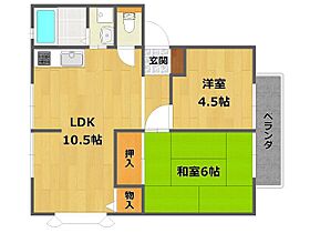 シャルマン今津  ｜ 兵庫県西宮市津門川町（賃貸アパート2LDK・2階・46.03㎡） その2