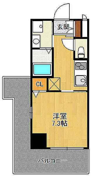 西宮北口プライマリーワン ｜兵庫県西宮市南昭和町(賃貸マンション1K・4階・25.08㎡)の写真 その2