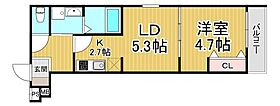 フジパレス香櫨園ノース  ｜ 兵庫県西宮市川西町（賃貸アパート1LDK・2階・33.00㎡） その2