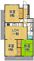 アベニ－ル  ｜ 兵庫県西宮市下大市西町（賃貸マンション3LDK・4階・72.00㎡） その2