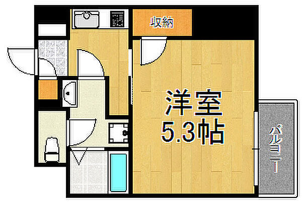 兵庫県尼崎市昭和南通5丁目(賃貸マンション1K・5階・22.50㎡)の写真 その2