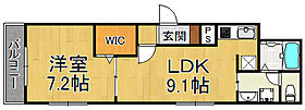 ALEGRIA武庫川  ｜ 兵庫県尼崎市大庄西町1丁目（賃貸アパート1LDK・1階・38.93㎡） その2