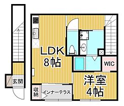 兵庫県尼崎市武庫豊町2丁目（賃貸アパート1LDK・2階・37.82㎡） その2