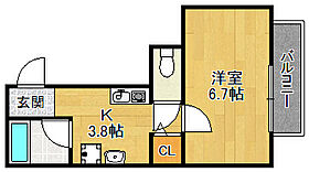 ガーデンヒルズ2  ｜ 兵庫県西宮市上ケ原十番町（賃貸アパート1K・1階・24.94㎡） その2