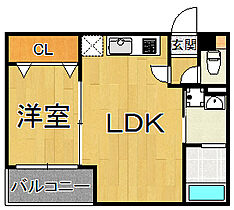 CRASTINE大物町1丁目  ｜ 兵庫県尼崎市大物町1丁目（賃貸アパート1LDK・1階・33.18㎡） その2