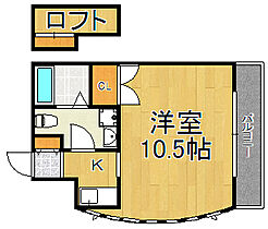 O・Jフィールド  ｜ 兵庫県尼崎市武庫之荘2丁目（賃貸マンション1K・4階・27.54㎡） その2