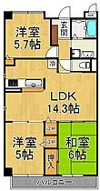 グリーンエクセル稲野  ｜ 兵庫県伊丹市稲野町7丁目（賃貸マンション3LDK・2階・65.82㎡） その2