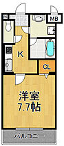 メゾンhanahana  ｜ 兵庫県尼崎市東難波町2丁目（賃貸マンション1K・1階・25.36㎡） その2