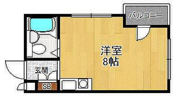 ビバハイツ武庫之荘 ｜兵庫県尼崎市武庫之荘1丁目(賃貸マンション1R・1階・18.07㎡)の写真 その2