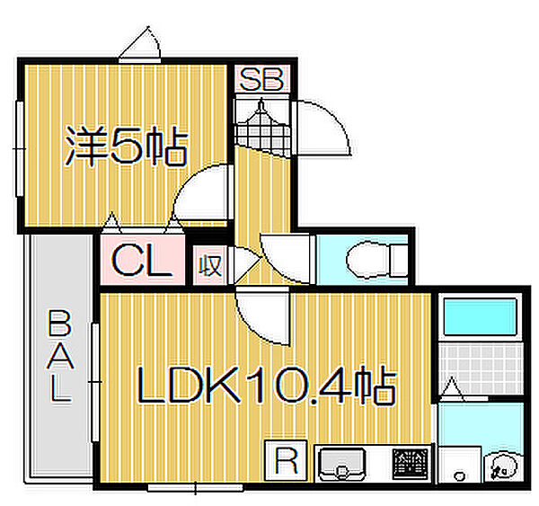 ルナビアンカ ｜東京都品川区小山5丁目(賃貸マンション1LDK・2階・40.61㎡)の写真 その2