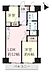 間取り：■南西向きバルコニー！2LDKマンション！