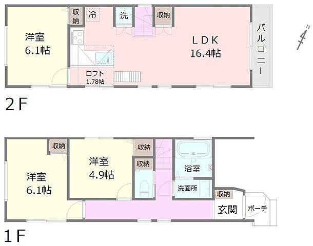 間取り 杉並区桃井2丁目