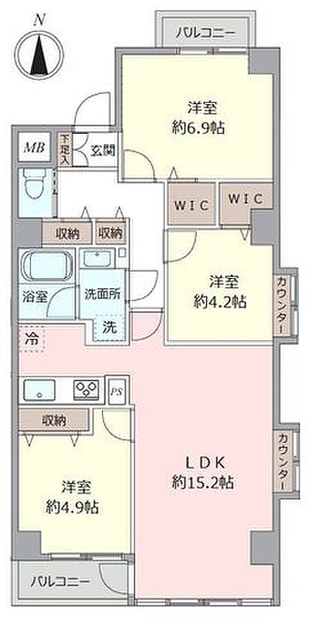 ■専有面積75.38平米の3LDKリフォーム施工マンション!