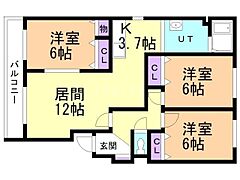 物件の間取り