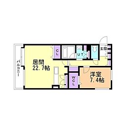 間取図画像 1LDK