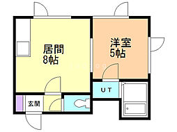 ノースキャピタル 1LDKの間取図画像
