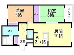 カーザ・グロリア 2階