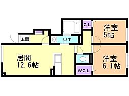 ルタンさくら新琴似 1階/-